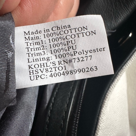 Simply Vera by Vera Wang blue floral bag - Picture 8 of 11